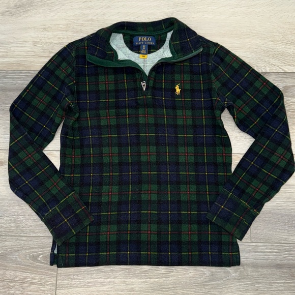 Polo Ralph Lauren Tartan Double Knit Pullover - Picture 1 of 3